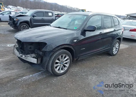 2013 BMW X3 xDrive28I из США, поврежденный, VIN 5UXWX9C55D0D06880